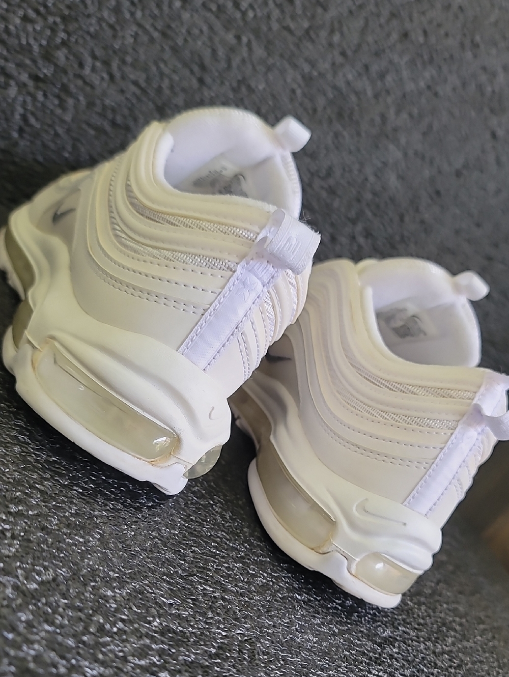 Nike Air Max 97 'Triple White' Mens 9 Ships Today - Picture 6 of 16